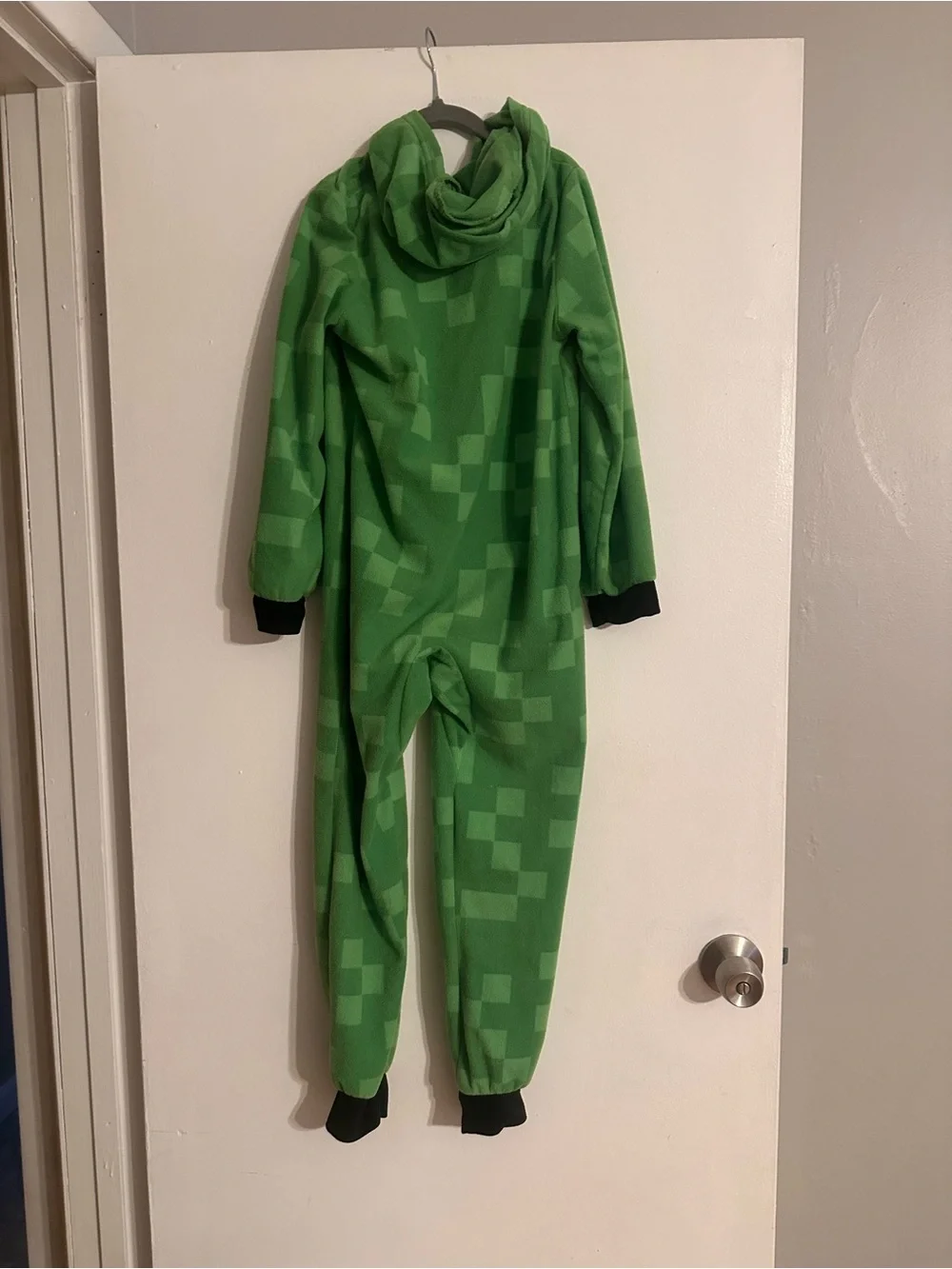 Minecraft Creeper Kids Halloween Onesie Costume - Size Small (8)